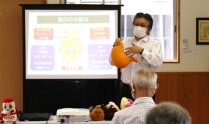 健康講座「おなかの健康と乳酸菌」開催　川俣町桜ヶ丘自治会様
