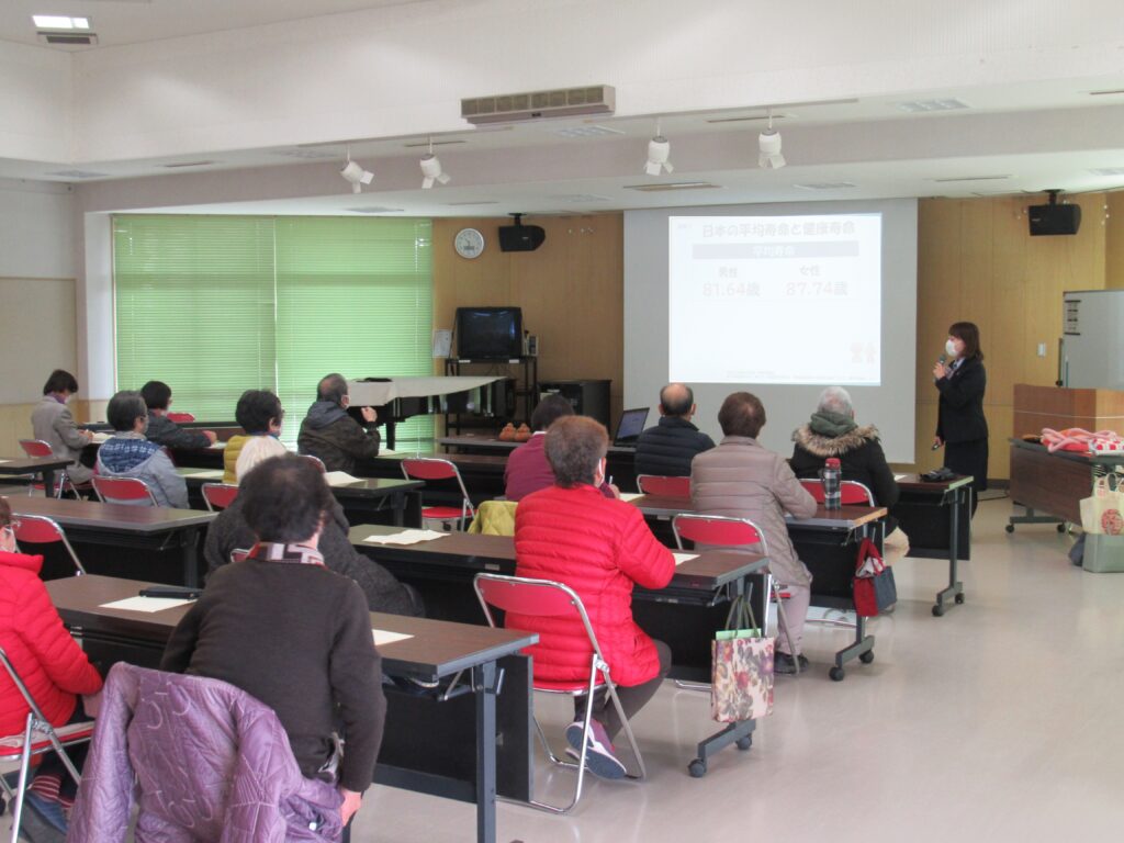 【出前講座】大田原東地区公民館高齢者学級　様