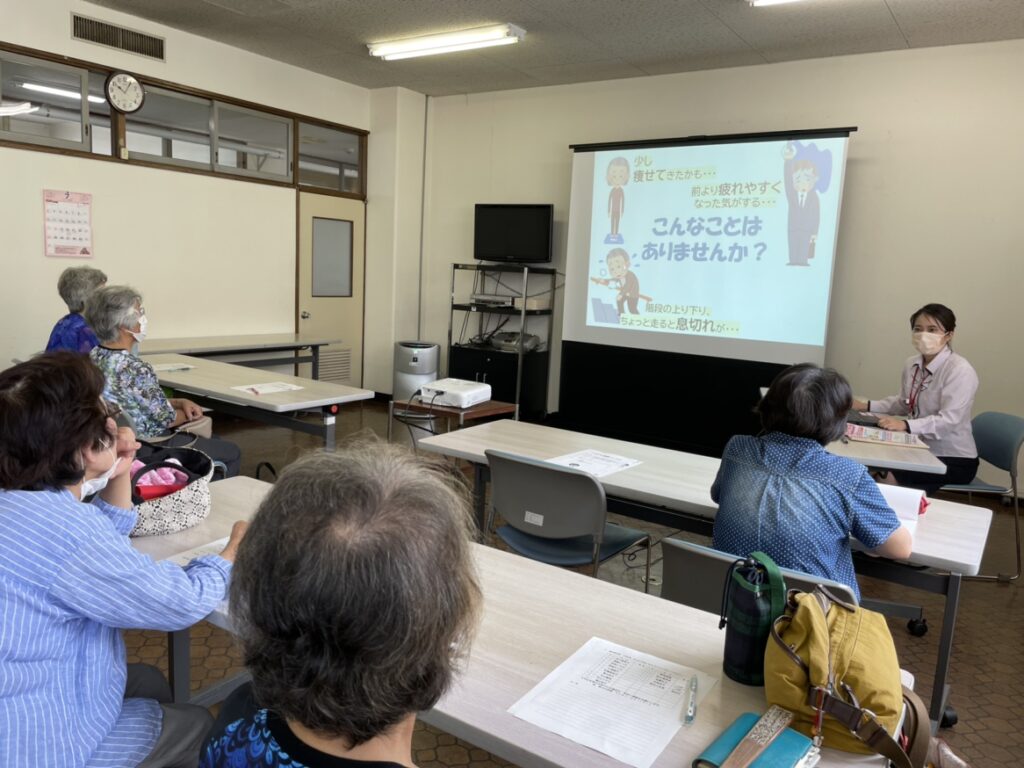 【出前講座】烏山公民館 いきいき健康づくり 様②