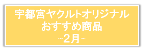 ２月販売商品のご紹介♪